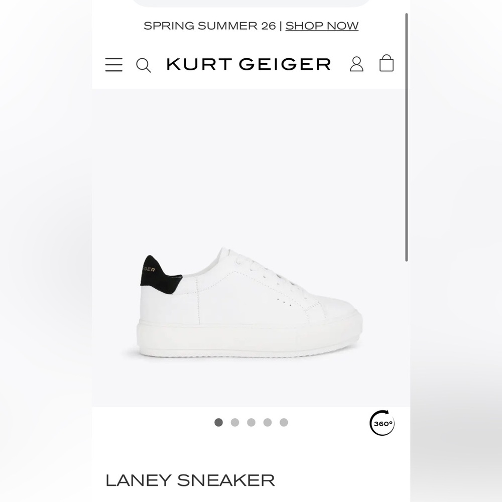 NWT Kurt Geiger Laney Sneakers